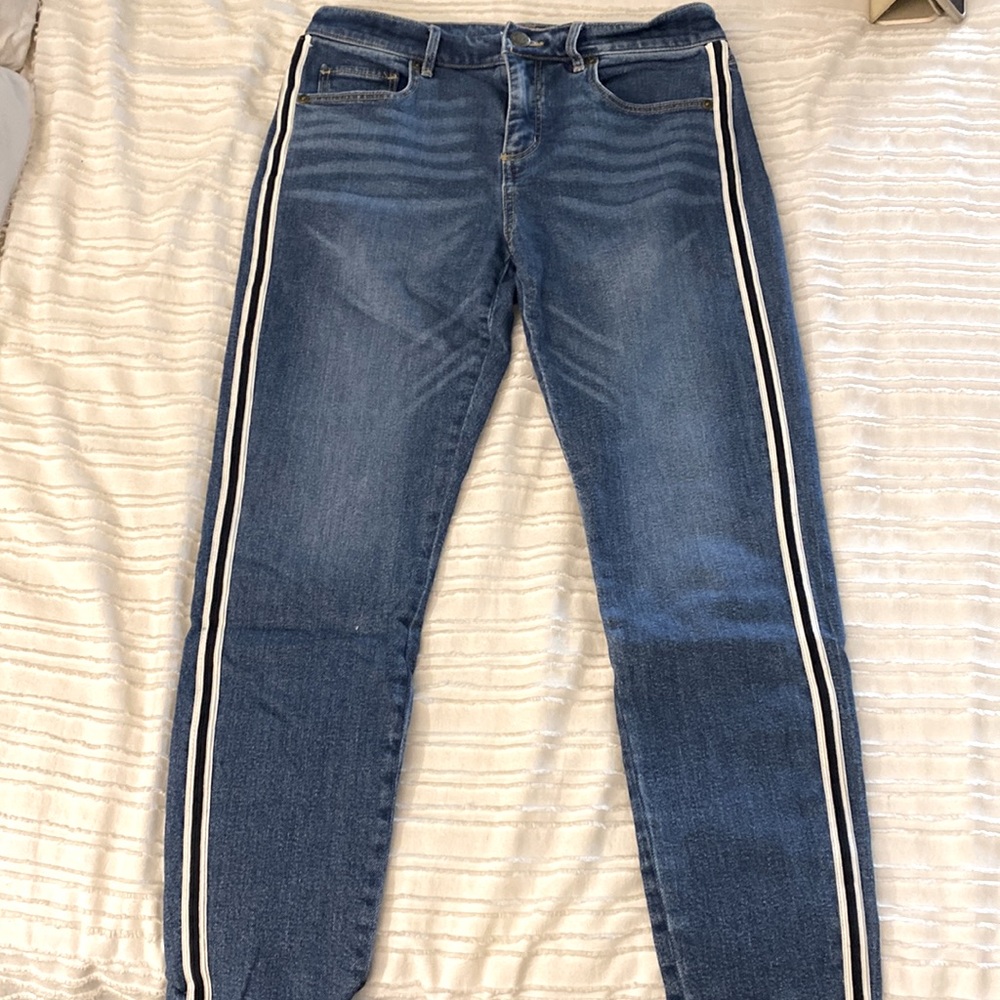 Loft modern skinny blue jeans Size 27 waist or Size 4